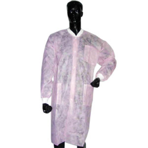 disposable non woven lab coat