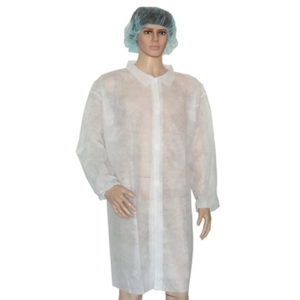 disposable non woven lab coat